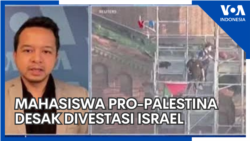 Laporan VOA untuk TVRI: Mahasiswa Pro-Palestina Desak Divestasi Israel