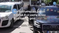 Cezaevinden çıkan Gültan Kışanak 8 yıl sonra ilk kez Diyarbakır’da 