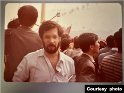 前美国之音北京分社社长艾伦·裴新。(照片提供：裴新)