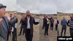 Ərdəbilin Yurtçu bölgəsində kəndlilərin mitinqi