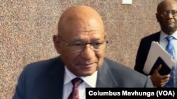 Anthony Mathae Maruping, chairman of the African Risk Capacity group board, is seen in Harare on July 4, 2024.