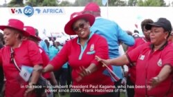 VOA60 Africa - Rwanda: Campaigning began over the weekend ahead of next month's elections