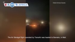 VOA60 Africa - Senegal: 11 injured as plane skids off runway in Dakar