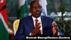 የኬንያ ፕሬዝደንት ዊሊያም ሩቶ 