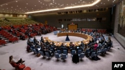 뉴욕 유엔본부에서 안보리 회의가 열렸다.