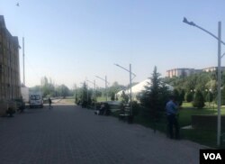 O'sh davlat universitetiga qo'shimcha qo'riqchilar safarbar etilgan, 24-may, 2024