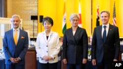 ກອງປະຊຸມ ລະຫວ່າງປະເທດ ທີ່ເອີ້ນວ່າ ຄວາດ (Quad) ຢູ່ ໃນຍີ່ປຸ່ນ.