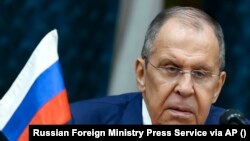 የሩሲያ የውጪ ጉዳይ ሚኒስትር ሰርጌይ ላቭሮቭ በቡርኪና ፋሶ 