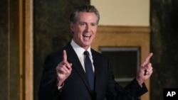 资料照：美国加州州长纽森 