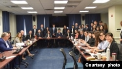 美台代表8月14到18日举行新一阶段《21世纪贸易倡议谈判》。(台湾行政院提供）