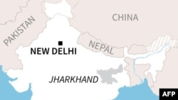 نەخشەی هەرێمی جارکاند لە هیندستان