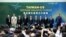 一个由25家美国国防承包商所组成的代表团5月3日于台北出席“台美国防产业合作论坛”。（美国之音特约记者林乃绢拍摄）