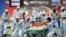 FILE - Indian players celebrate after beating Pakistan during T20 World Championship Cricket competition in Johannesburg, South Africa, Sept. 24, 2007.