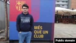 عکسی از فرید صفرلی که مادرش دیلار عسگارووا در اختیار صدای آمریکا گذاشته است.