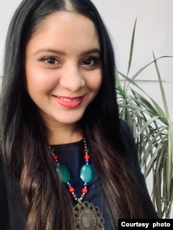 印度海事与战略研究学者普嘉·巴特(Pooja Bhatt)(照片提供：巴特)