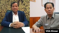 រូបផ្គុំ​រវាង​រដ្ឋមន្ត្រី​ក្រសួង​ទេសចរ​ លោក ថោង ខុន និង​រដ្ឋមន្ត្រី​ក្រសួង​រៀបចំដែនដី​លោក ជា សុផារ៉ា។