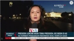 Laporan VOA untuk Kompas TV: Bertolak ke AS, Jokowi Bakal Bahas Hasil KTT OKI dengan Biden