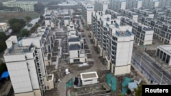 碧桂园在上海开发的没有完工的楼盘。(2024年2月29日)