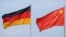 德国与中国国旗
