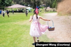 王中伟的女儿现已适应了美国的生活（照片由受访者提供）