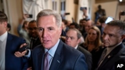 Kevin McCarthy, na California - Capitol , Washington, Oct. 3, 2023.