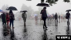 বায়ুদূষণে বিপর্যস্ত ভারতের দিল্লিতে সাময়িক স্বস্তি আনল বৃষ্টি