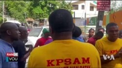 Yon Gwoup Oganizasyon Popilè Ayisyen Manifeste Devan Biwo BINUH a