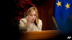 የጣሊያን ጠቅላይ ሚኒስትር ጆርጂያ ሜሎኒ 