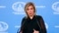 资料照：俄罗斯外交部发言人玛丽亚·扎哈罗娃 （Maria Zakharova）