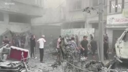 ဂါဇာရပ်ကွက် အစ္စရေးဗုံကြဲပြီးနောက် မြင်ကွင်း
