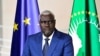 Le président de la Commission de l'Union africaine, Moussa Faki Mahamat, lors d'une conférence, le 20 novembre 2023.