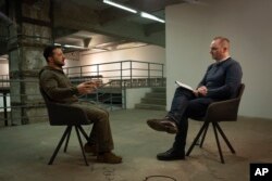 Intervju ukrajinskog predsjednika Volodimira Zelenskog za AP.