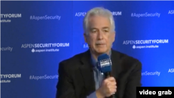 美国中央情报局局长威廉·伯恩斯（ William Burns）星期四在阿斯彭安全论坛上。