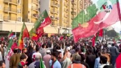 په کراچۍ کې د پاکستان تحريک انصاف د اليکشن کمپاين غونډې او ريلي په مهال د پوليسو او د تحريک انصاف د پلویانو جګړې شوې
