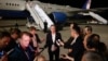 U.S. Secretary of State Antony Blinken speaks to the media, during his week-long trip aimed at calming tensions across the Middle East, at the airport in Al Ula, Saudi Arabia, Jan. 8, 2024.
