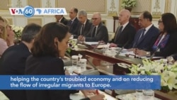 VOA60 Africa - EU Offers Aid to Tunisia to Boost Economy, Reduce Migrant Flows