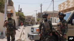 Endamên Hêzên ewlekariya Îraqê li Kerkuk