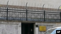 资料照片：位于罗马的中国驻意大利大使馆。（2022年10月27日）