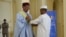 Shugaban Kasar Chadi Mahamat Idriss Deby Itno (R) Da Shugaban Kasar Niger Mohamed Bazoum