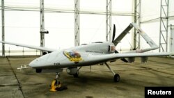 Ілюстративне фото - бойовий дрон Bayraktar TB2. Фото зроблене 6 липня 2022 року. Reuters/Ints Kalnins 