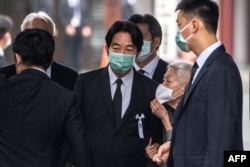 台湾副总统赖清德7月12日参加前首相安倍晋三的家庭葬礼。