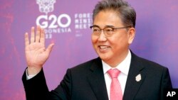 박진 한국 외교장관.