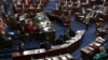 In this image from video, senators vote during the second impeachment trial of former President Donald Trump at the U.S. Capitol in Washington, Feb. 13, 2021. 
