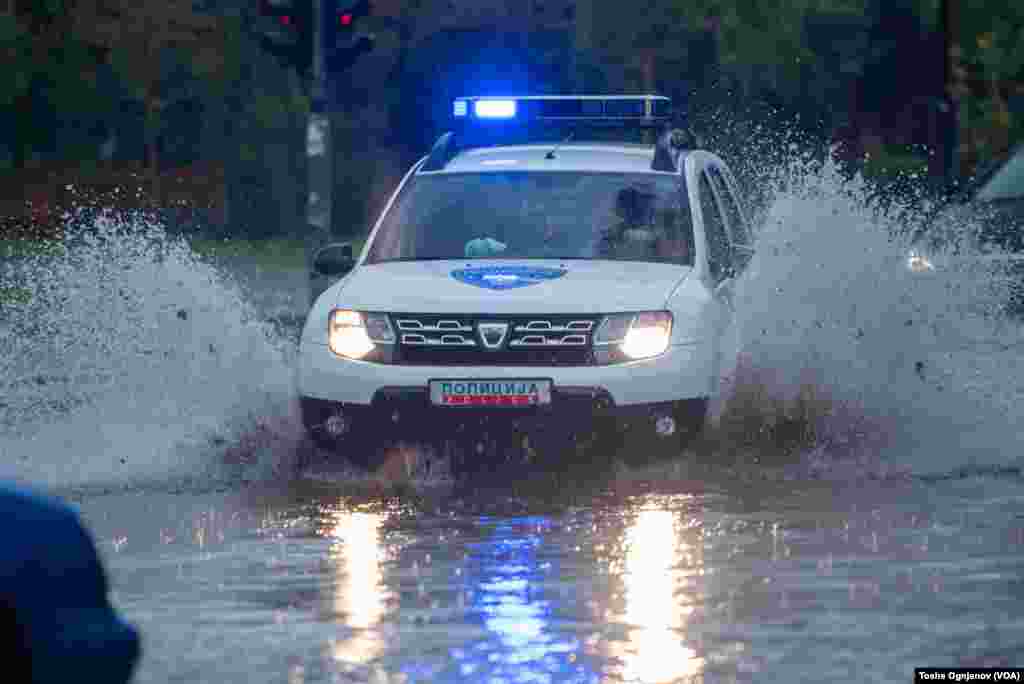 Severe storm hit Skopje
