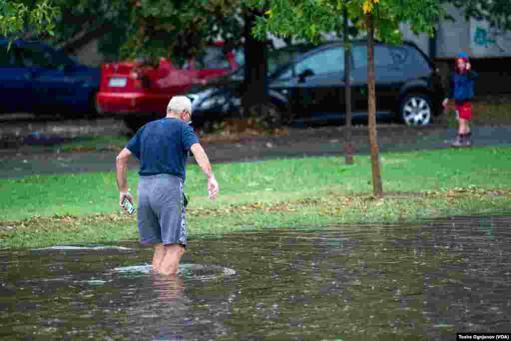 Severe storm hit Skopje