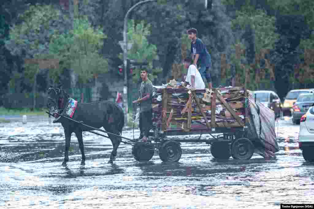 Severe storm hit Skopje