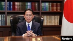 日本前外相岸田文雄当选自民党新总裁。（2021年9月29日）
