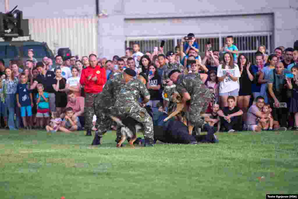 Exhibition of Macedonian army for the 30th anniversary 