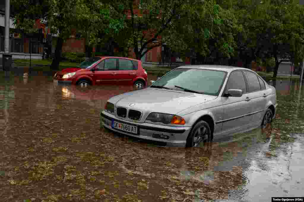 Severe storm hit Skopje