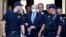 The Trump Organization's former Chief Financial Officer Allen Weisselberg, center, leaves court, in New York, Aug. 18, 2022.